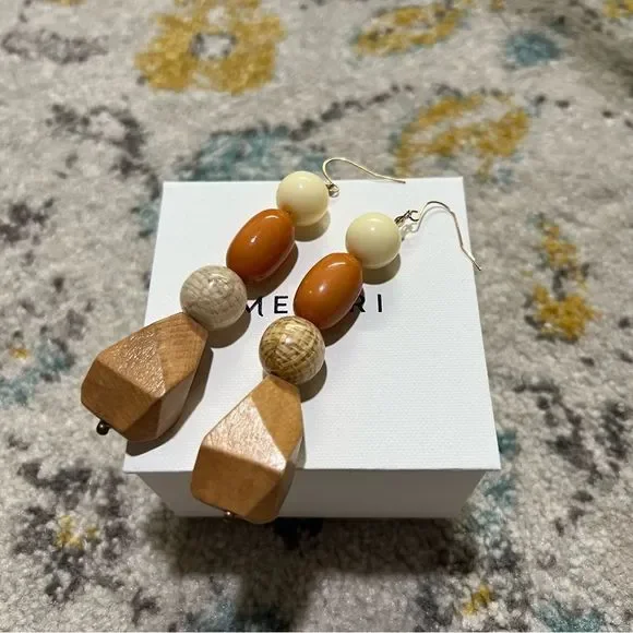 Beaded Dangle Earrings - Picture 1 of 1